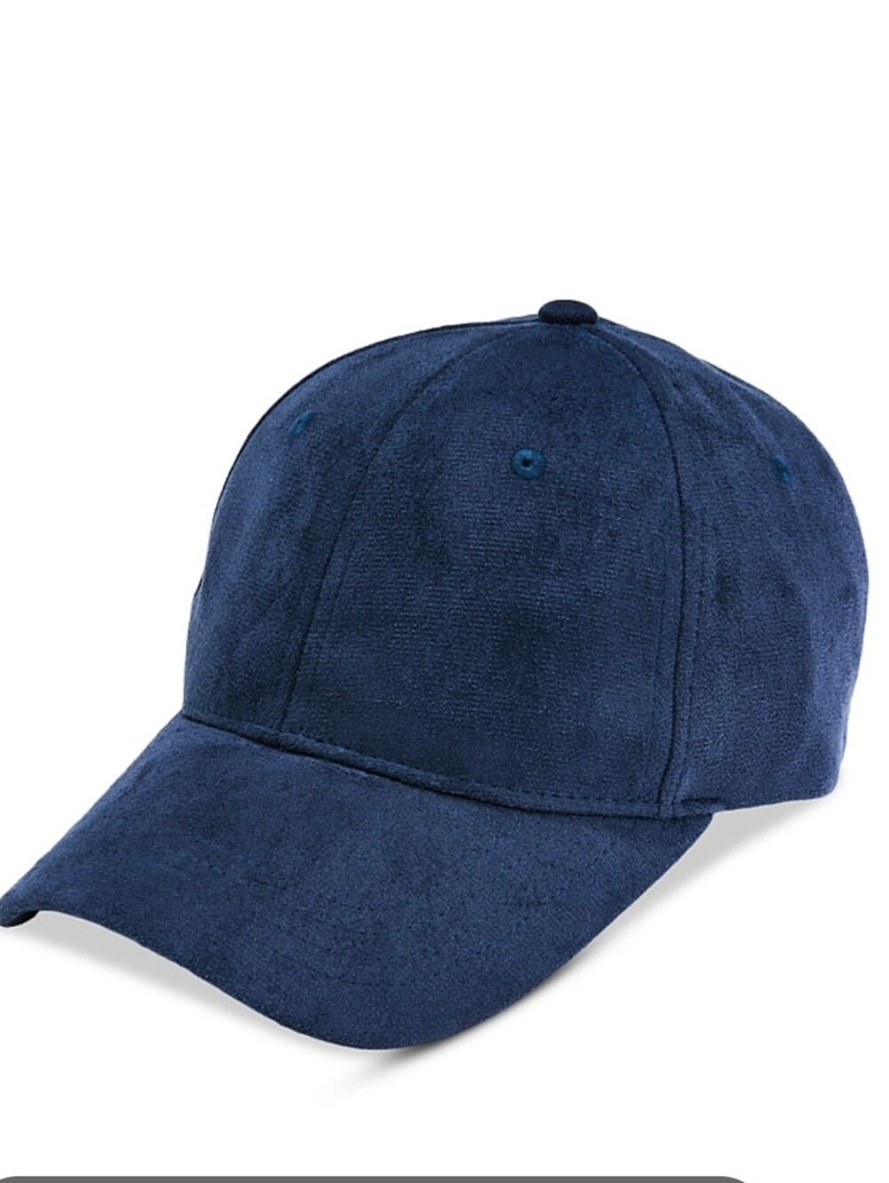 Aqua brand Faux Suede Navy blue cap, exclusively sold at Bloomingdale's. NWT